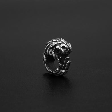 Mayan Ouroboros Skull Bead - Deific
