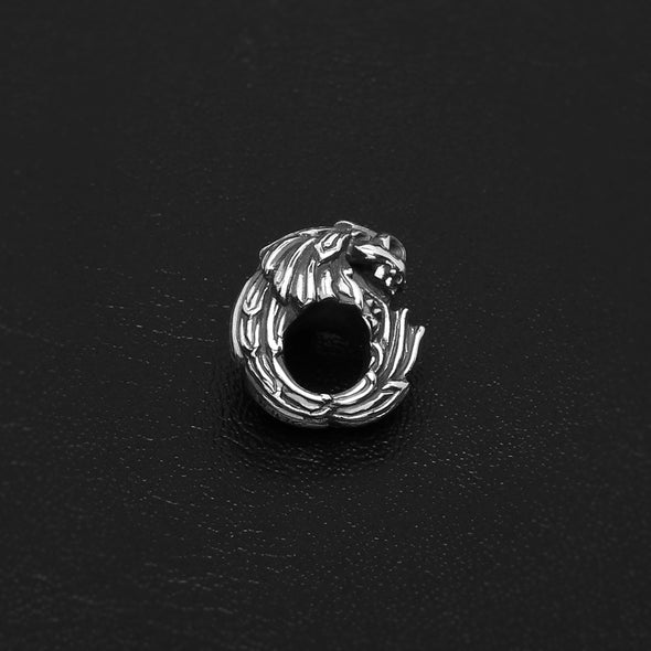 Mayan Ouroboros Skull Bead - Deific