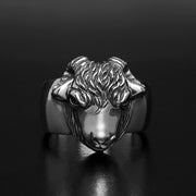 Custom Goat Sapphire Ring 1 of 1 - Deific