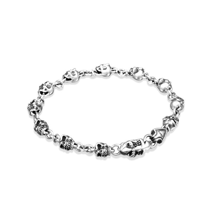 Skull & Chain Sentinel Bracelet - Deific