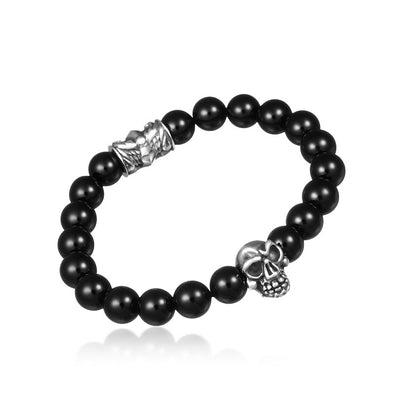 The Skull Onyx Bracelet - Deific