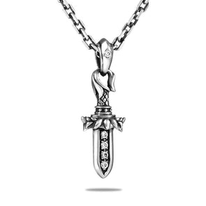 Lotus Dagger Gem SM Pendant - Deific