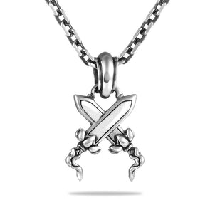 Crossing Lotus Blade Pendant - Deific