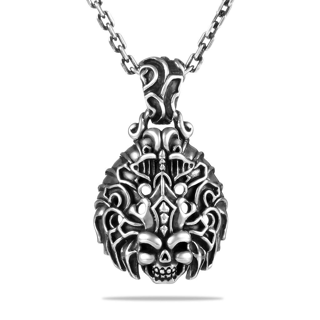 Mayan King Skull Pendant - Deific