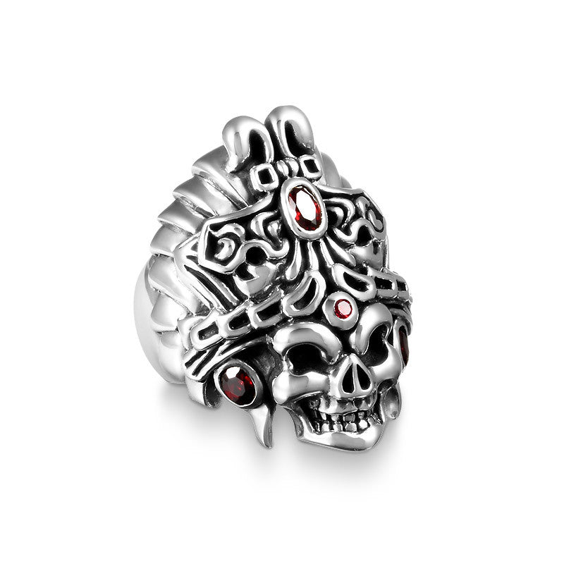 Treasure King Skull Ring - Deific