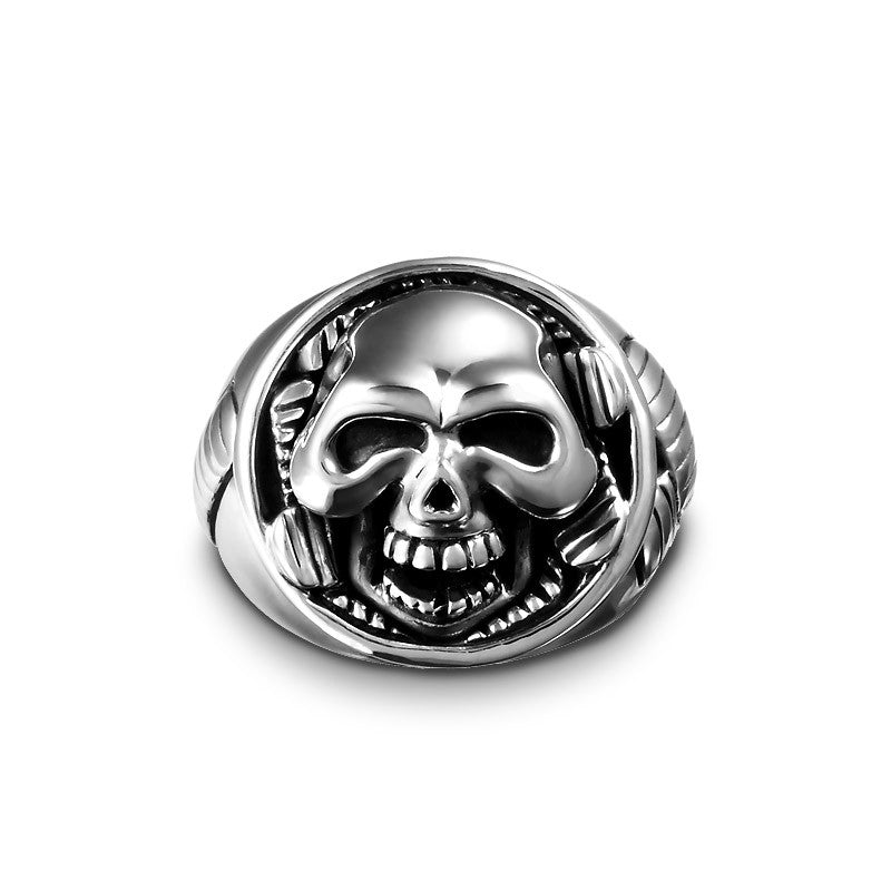 Greedy Stash Skull Ring - Deific