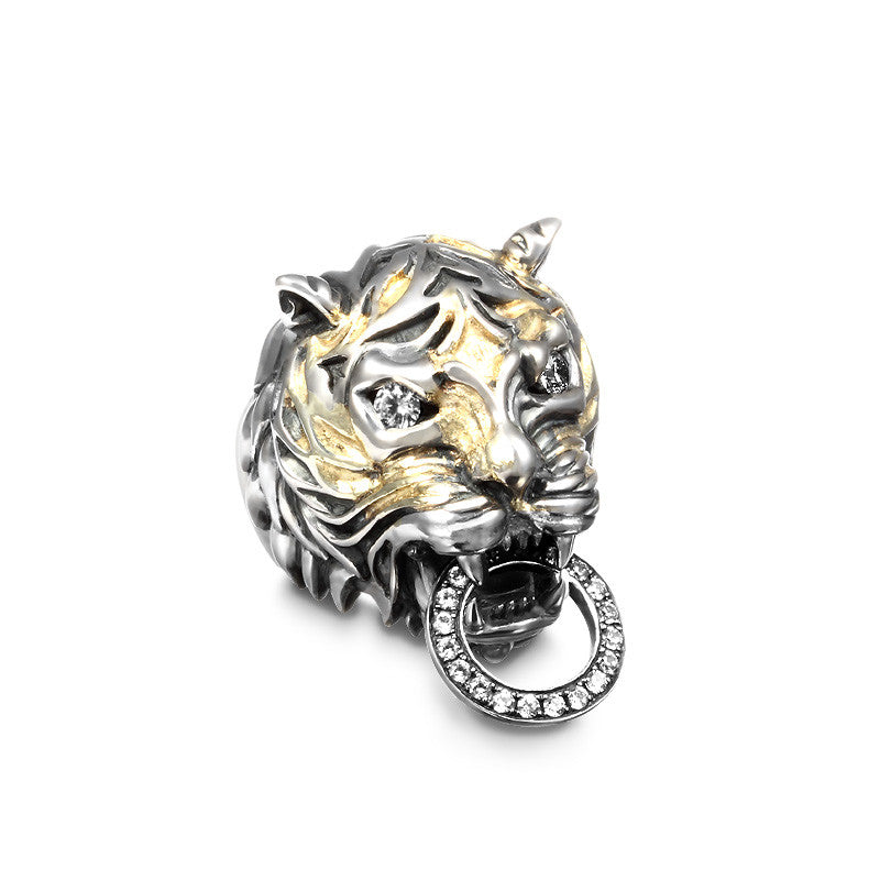 Lord Lucien Tiger 18K Infused Ring - Deific