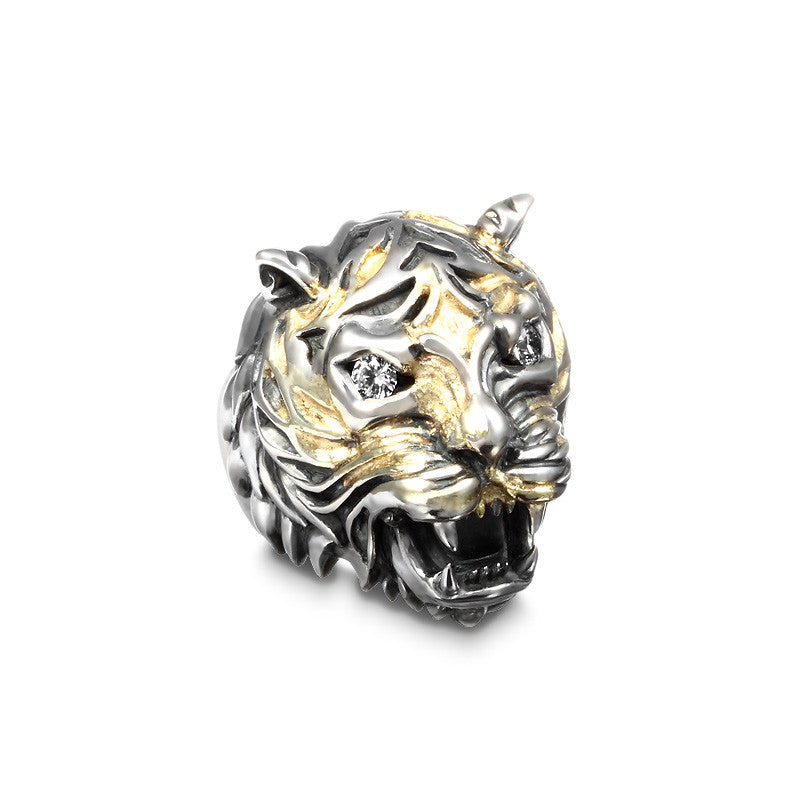 Lucien Tiger Gem 18K Infused Ring - Deific