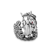 Wild Stallion Ruby Ring - Deific