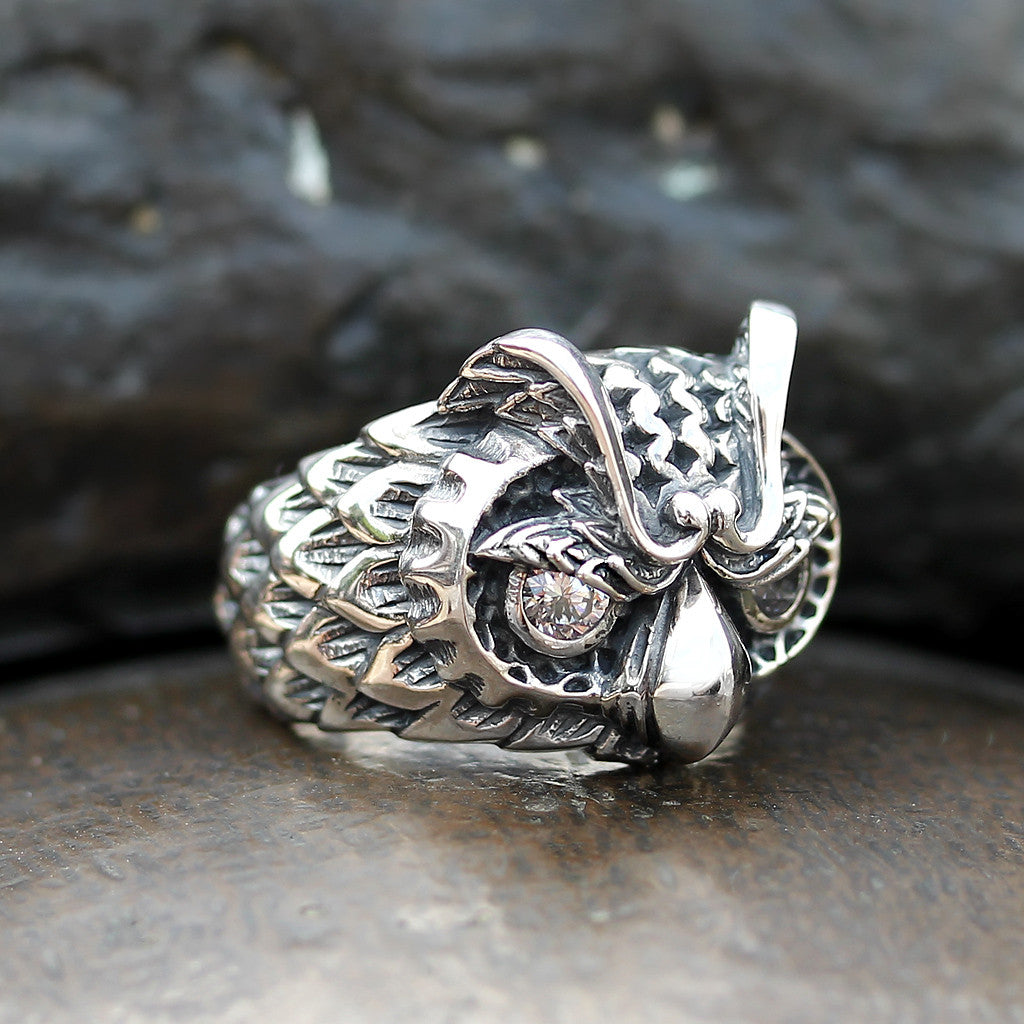 Celestial Owl SM Ring - Deific