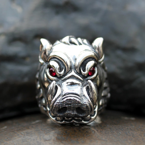 Demolisher Hog Gem Ring - Deific