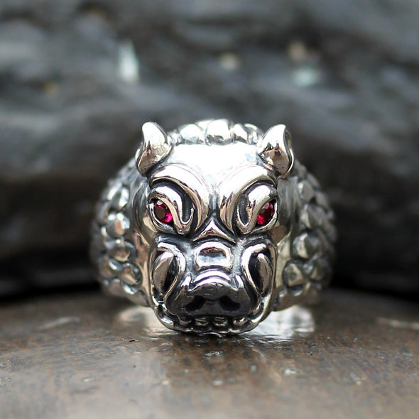 Demolisher Hog Gem SM Ring - Deific