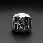 Hodl To The Pirate Skull Grave Ring - Deific