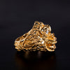 Raging Oba Gorilla 10K Gold SM Ring 1 Of 1 - Deific