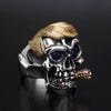 The Trump Skull 18K Cigar Ring 1 of 1 - Deific