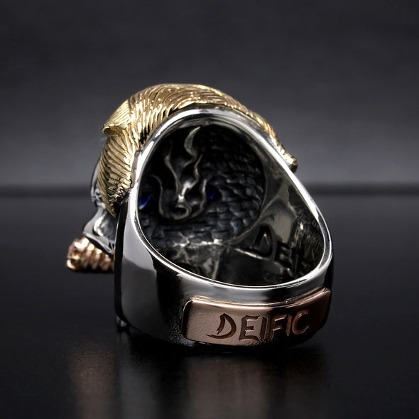 The Trump Skull 18K Cigar Ring 1 of 1 - Deific